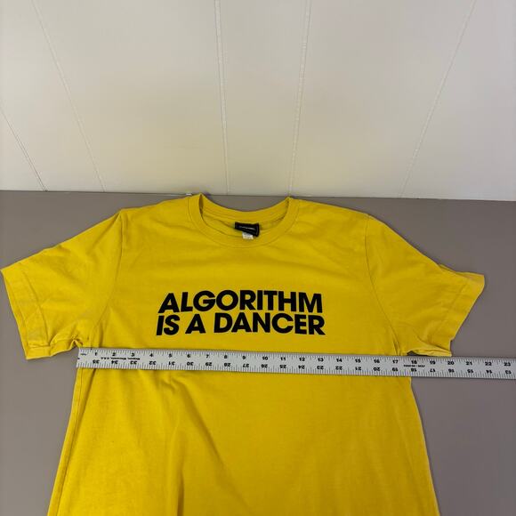 Gorillaz Algorithm Is A Dancer T Shirt Size Medium Men’s Yellow Rap T Music Band - Picture 6 of 8
